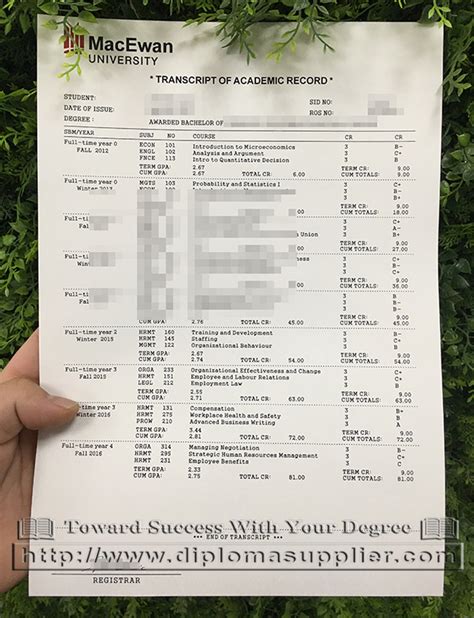 Transcripts (from another province) : r/grantmacewan .